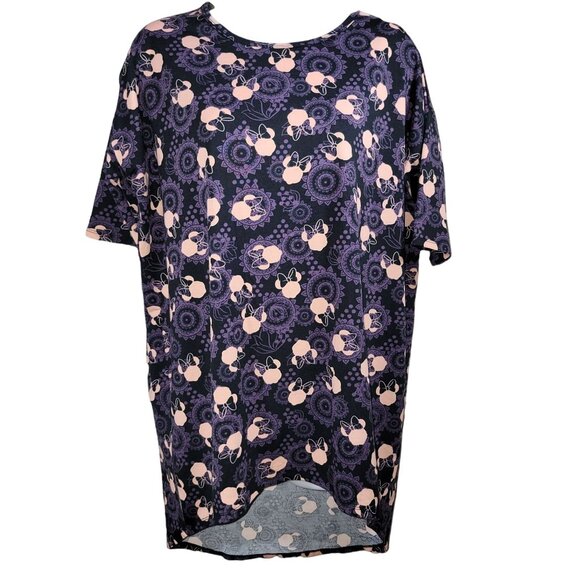 LulaRoe Minnie Mouse Irma Shirt NEW WITH TAGS NWT Black Purple XS XL DISNEY - Picture 1 of 4